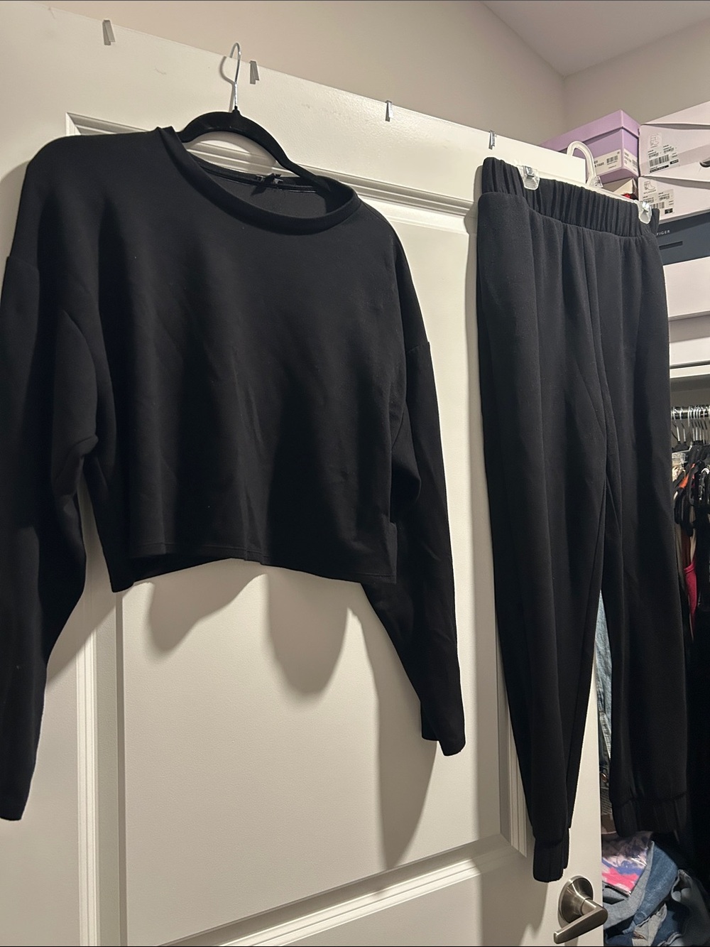 Express Black Crewneck Sweatshirt